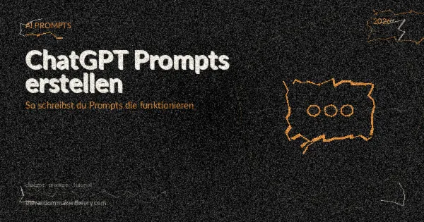 ChatGPT Prompts erstellen: So schreibst du Prompts die funktionieren