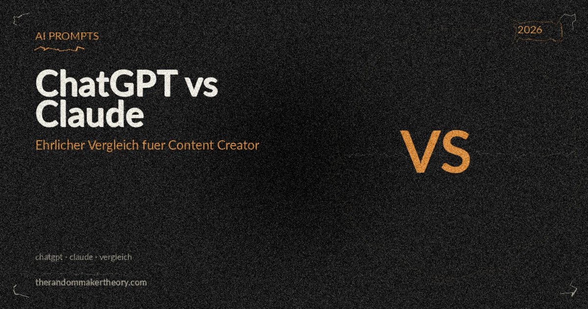ChatGPT vs Claude fuer Content Creator: Ehrlicher Vergleich