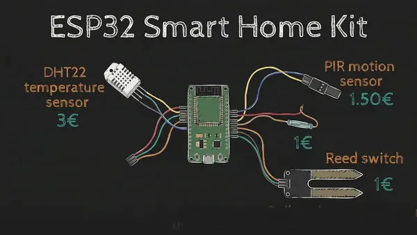 ESP32 Projekte für dein Smart Home , 5 Builds unter 20€