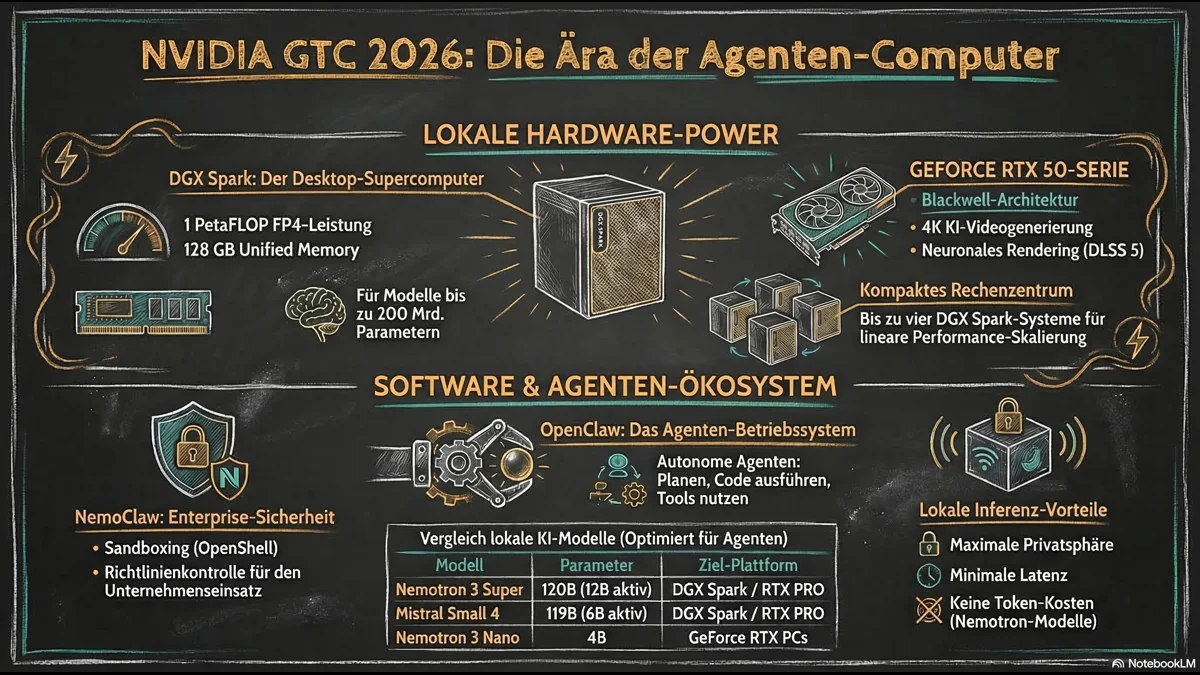 NVIDIA GTC 2026: RTX PCs und DGX Spark bringen lokale KI auf deinen Schreibtisch