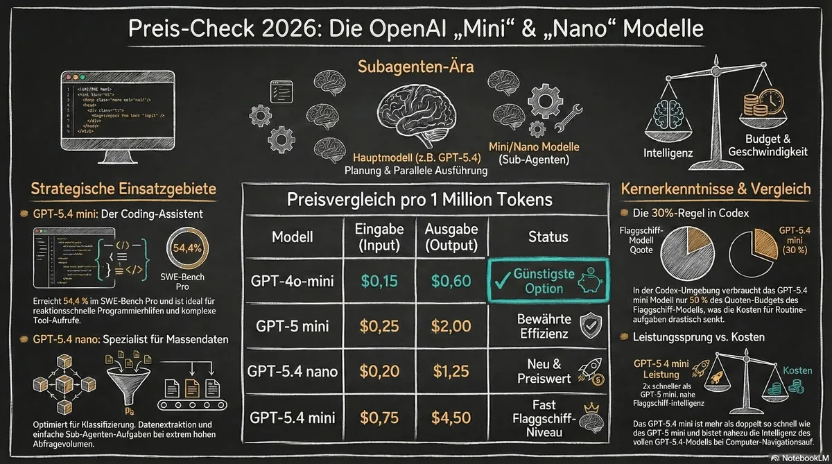 Preisvergleich KI-Modelle pro 1M Tokens