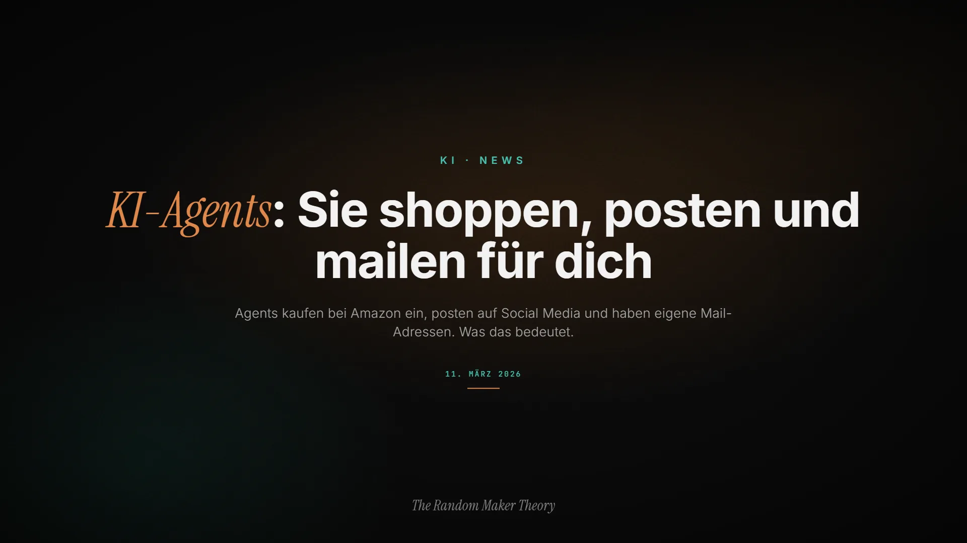 KI-Agents 2026: Sie shoppen, posten und mailen für dich