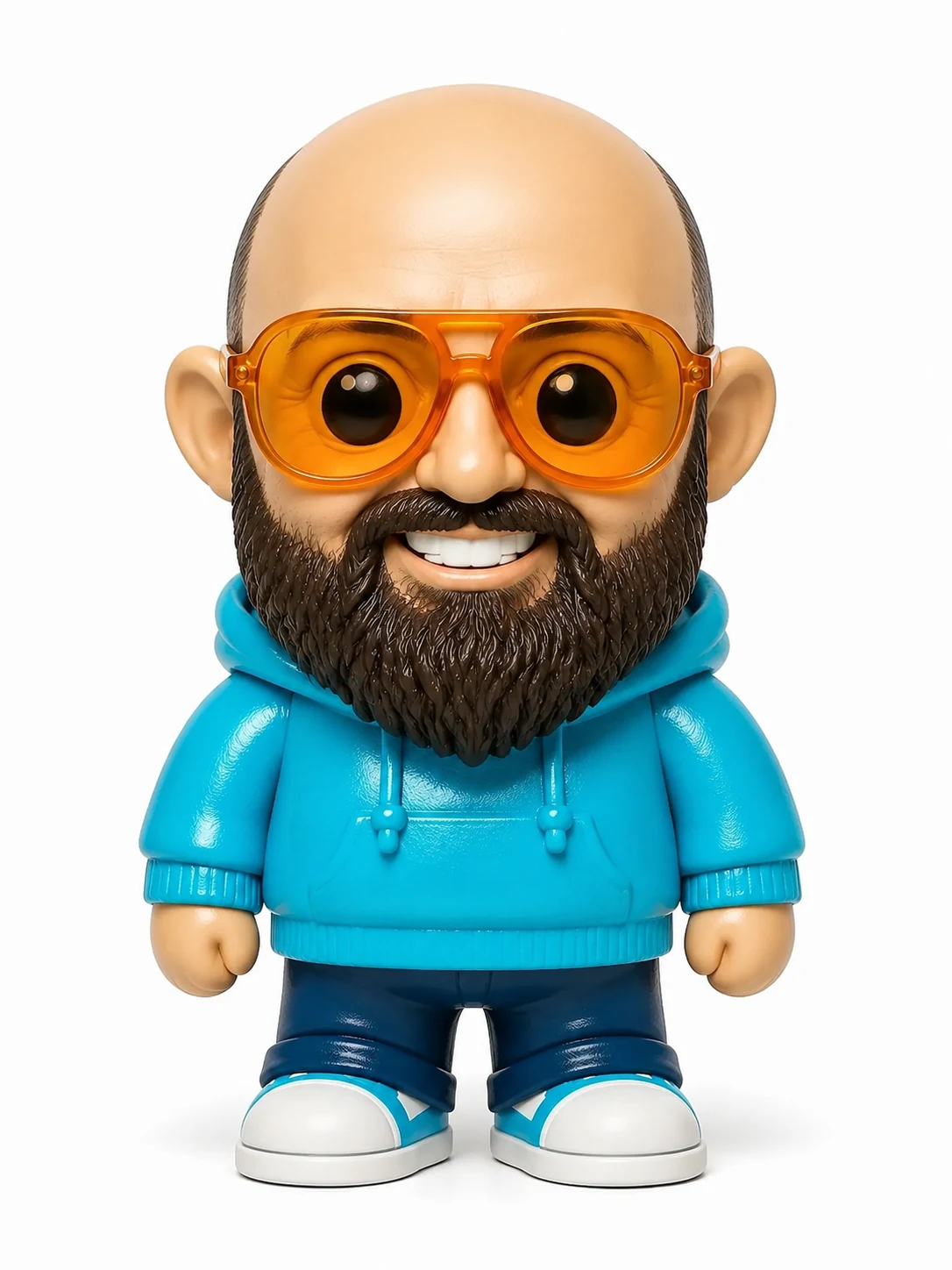 Zielbeispiel der kontrollierten Vorlage: markenfreies Designer Toy