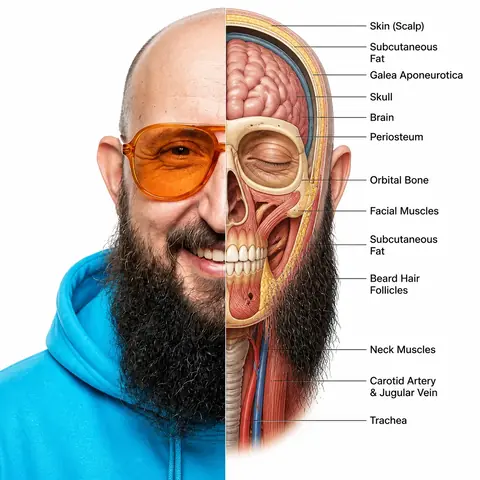 Querschnitt als Poster: echtes Ergebnis des Bildprompts /crossSection