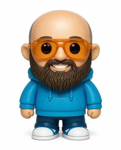 Ein starkes Maskottchen: echtes Ergebnis des Bildprompts /designerToy