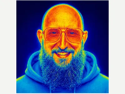 Wärmebild: echtes Ergebnis des Prompts /thermography
