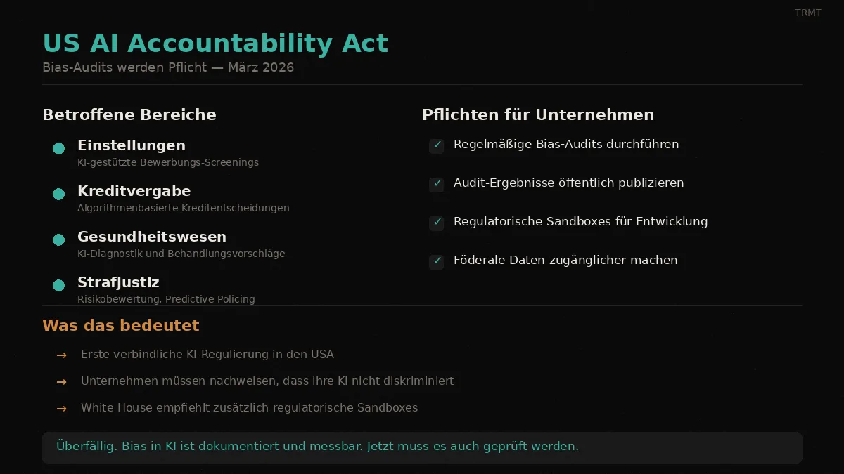 US AI Accountability Act — Bias-Audits werden Pflicht