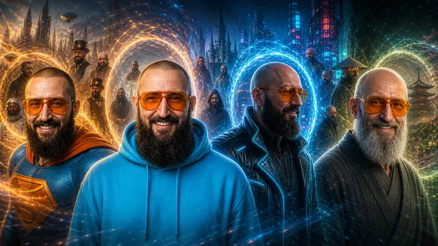 Die kürzesten Bildprompts: Alter & Transformation