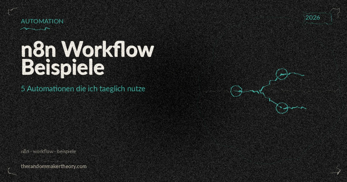 n8n Workflow Beispiele: 5 Automationen die ich täglich nutze